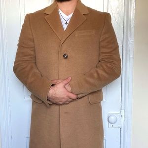 Exclusive Banana Republic Men's Camel Hair Topcoat